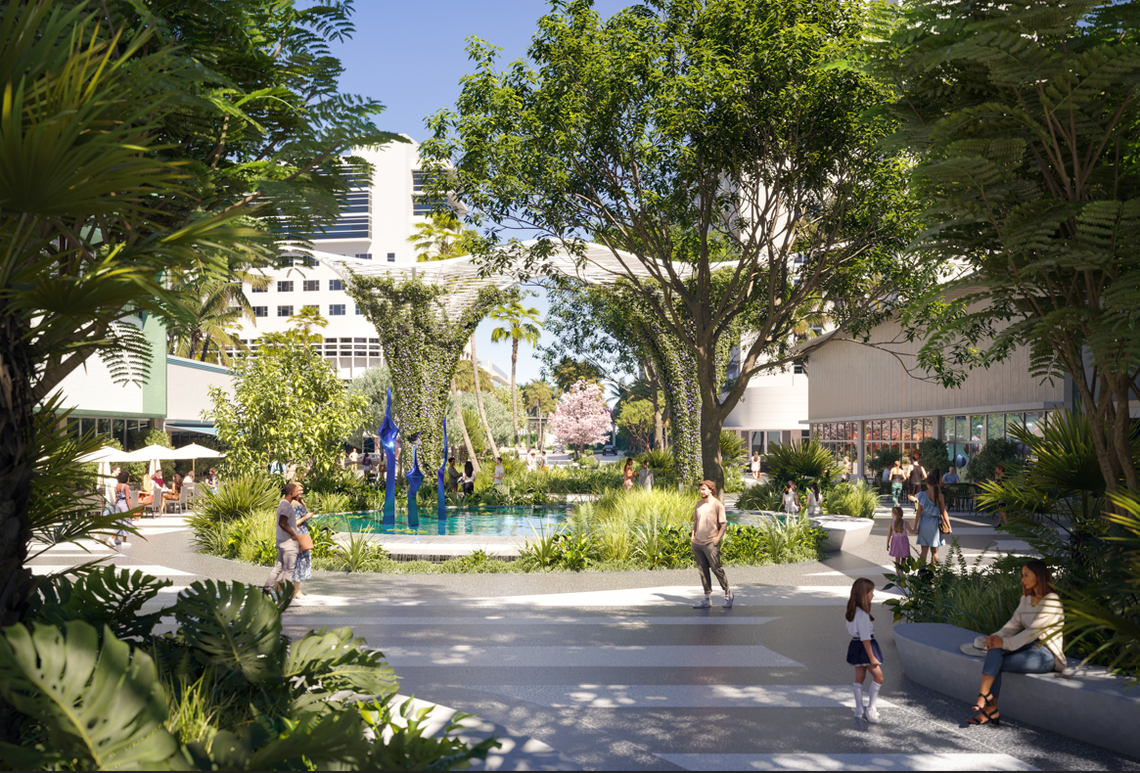 Miami Beach officials and developers have agreed to a $12 million public-private partnership to add a park, arch and other renovations on the 100 block of Lincoln Road.