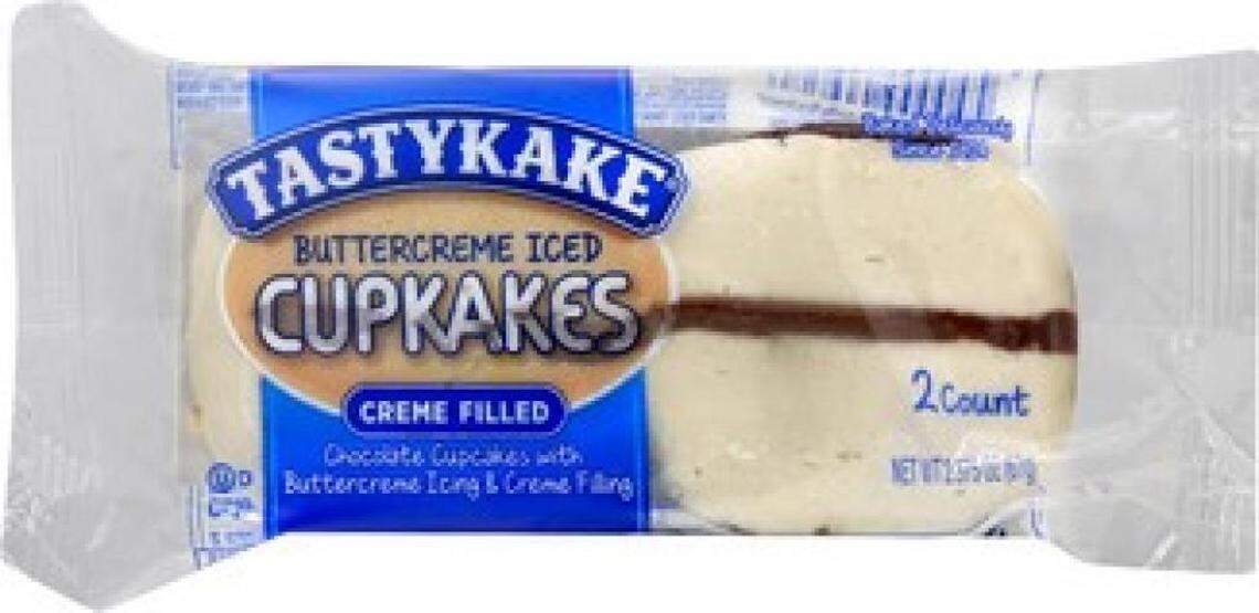 Tastykake Buttercreme Iced Chocolate Cupkakes individual two-pack