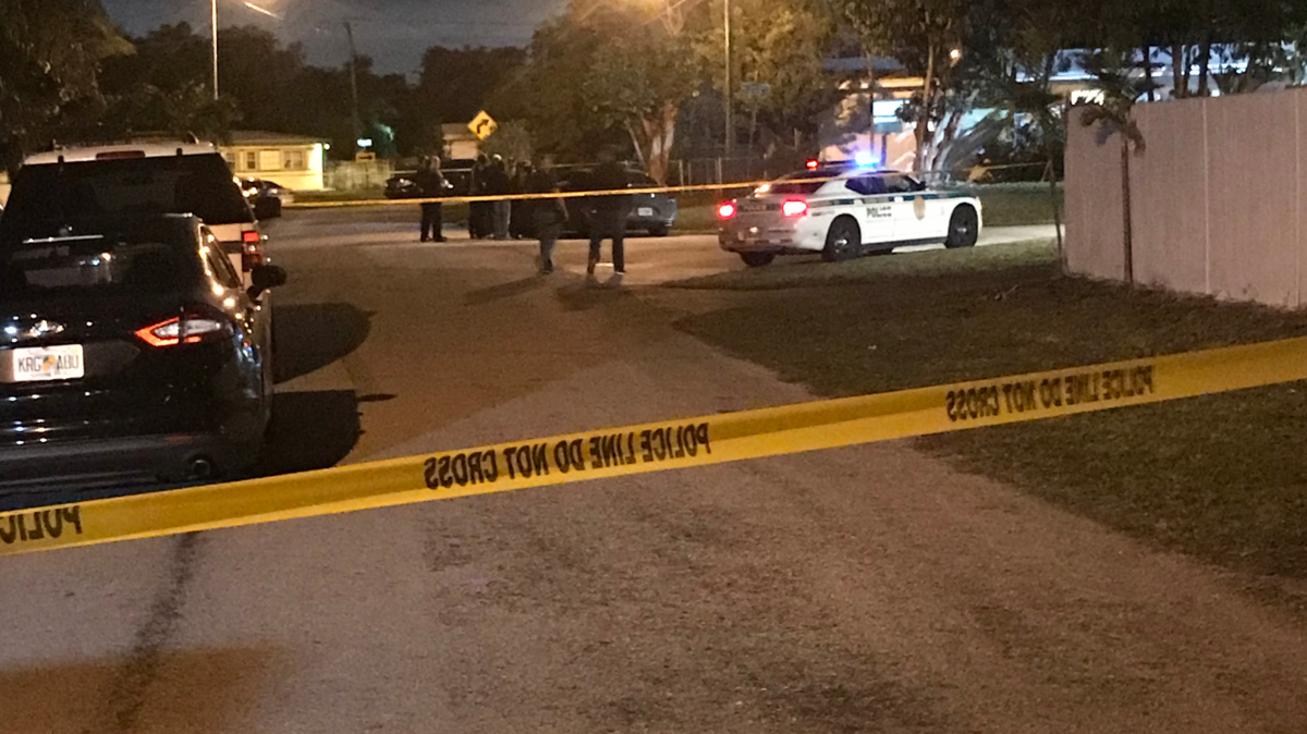 Police investigate a shooting that left a 2-year-old boy wounded on Thursday, Jan. 31, 2019, in Northeast Miami-Dade.
