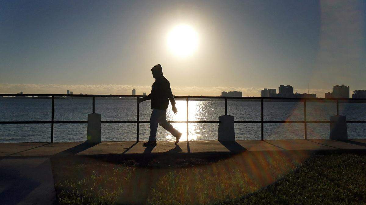 You’re going to have to bundle up a bit as temperatures are expected in the upper 40s in parts of South Florida, according to the National Weather Service.