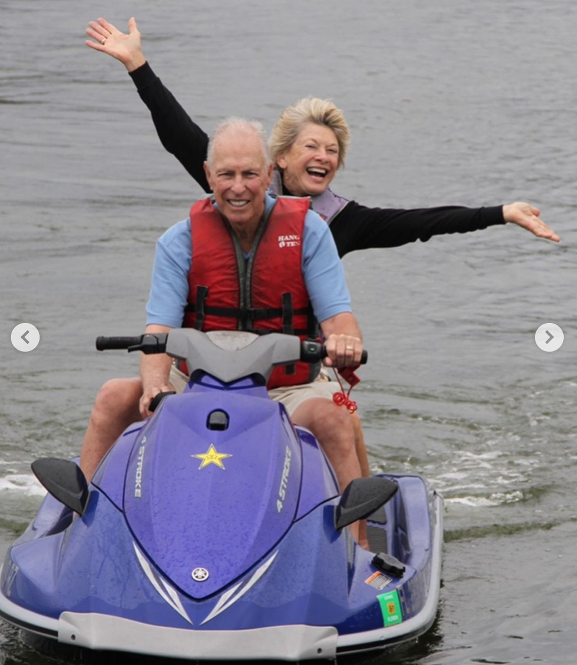 Peter T. Fay pictured with his wife, Pat.