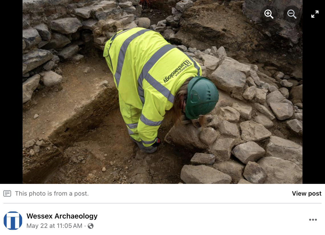 Maps of the inside of the castle no longer remain, but some of the inside walls have now been revealed.
