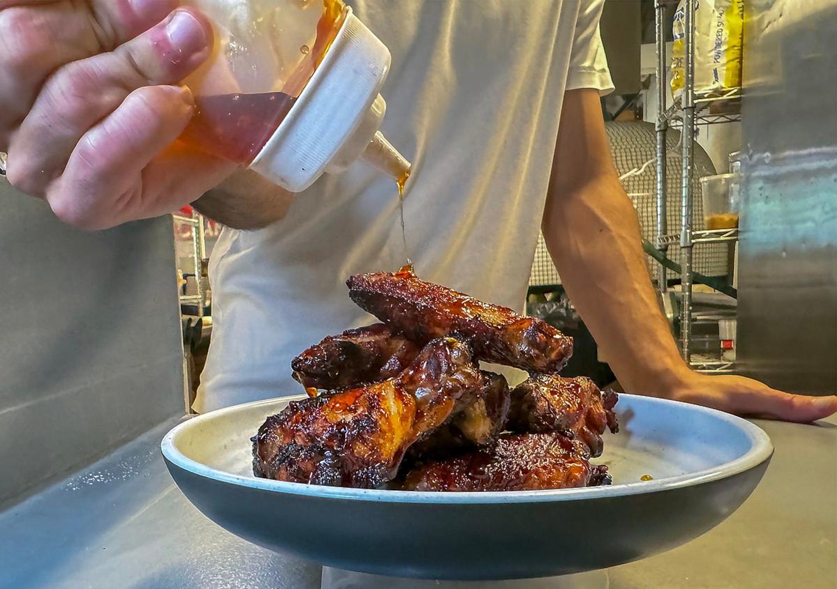 Stanzione at The Citadel also serves chicken wings and chicken fingers.