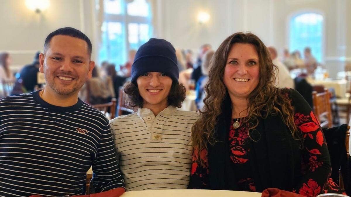 For the past seven months, Angela Della Valle, a U.S. citizen, has been fighting to prevent her husband, Carlos Della Valle, left, a Mexican national she has been married to for over 20 years, from being deported. Their 20-year-son, Alessandro, center, was born in the United States and is a student at the University of Pittsburgh.