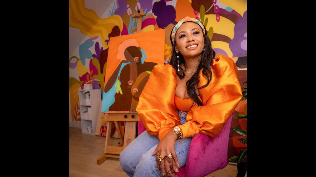On Wednesday, February 8, 2023, artist/author Reyna Noriega is inside her studio, a space that forged a connection with her Black identity.