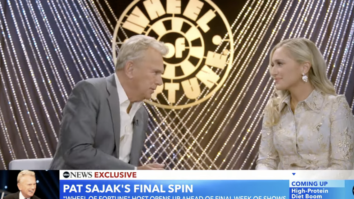 Pat Sajak’s daughter Maggie gets emotional talking about dad’s final ‘Wheel of Fortune’ episode