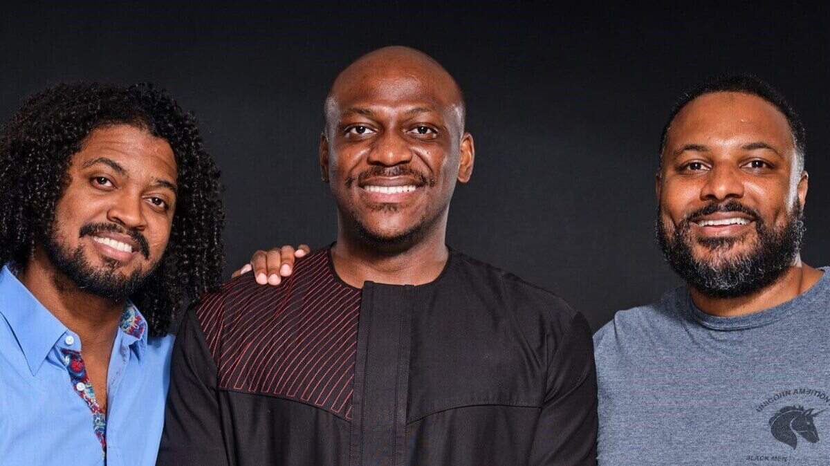 Black Men Talk Tech co-founders Evan Leaphart, Abiodun Johnson, and Boris Moyston