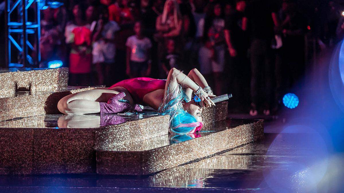 Cardi B at Rolling Loud.