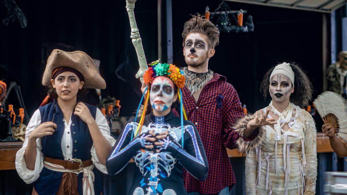 Meet this crew at the Not So Spooky Halloween Adventure & Harvest Market at Tamiami Park.