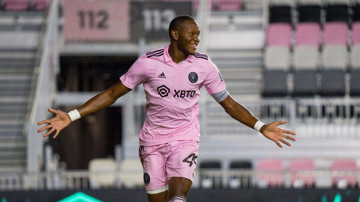 Forward Shanyder Borgelin leads Inter Miami II with 14 goals in 22 games and was recently promoted to the Haiti senior national team.