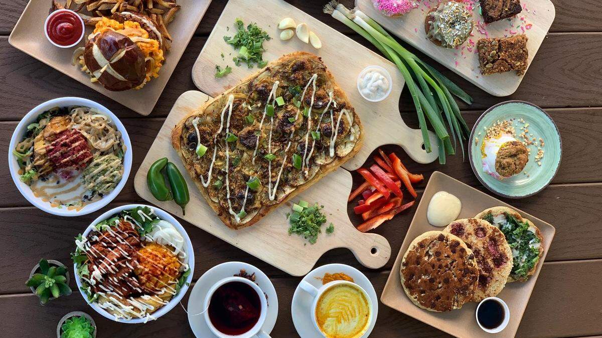 Look at all the things you can order at vShops, the world’s first vegan food hall.