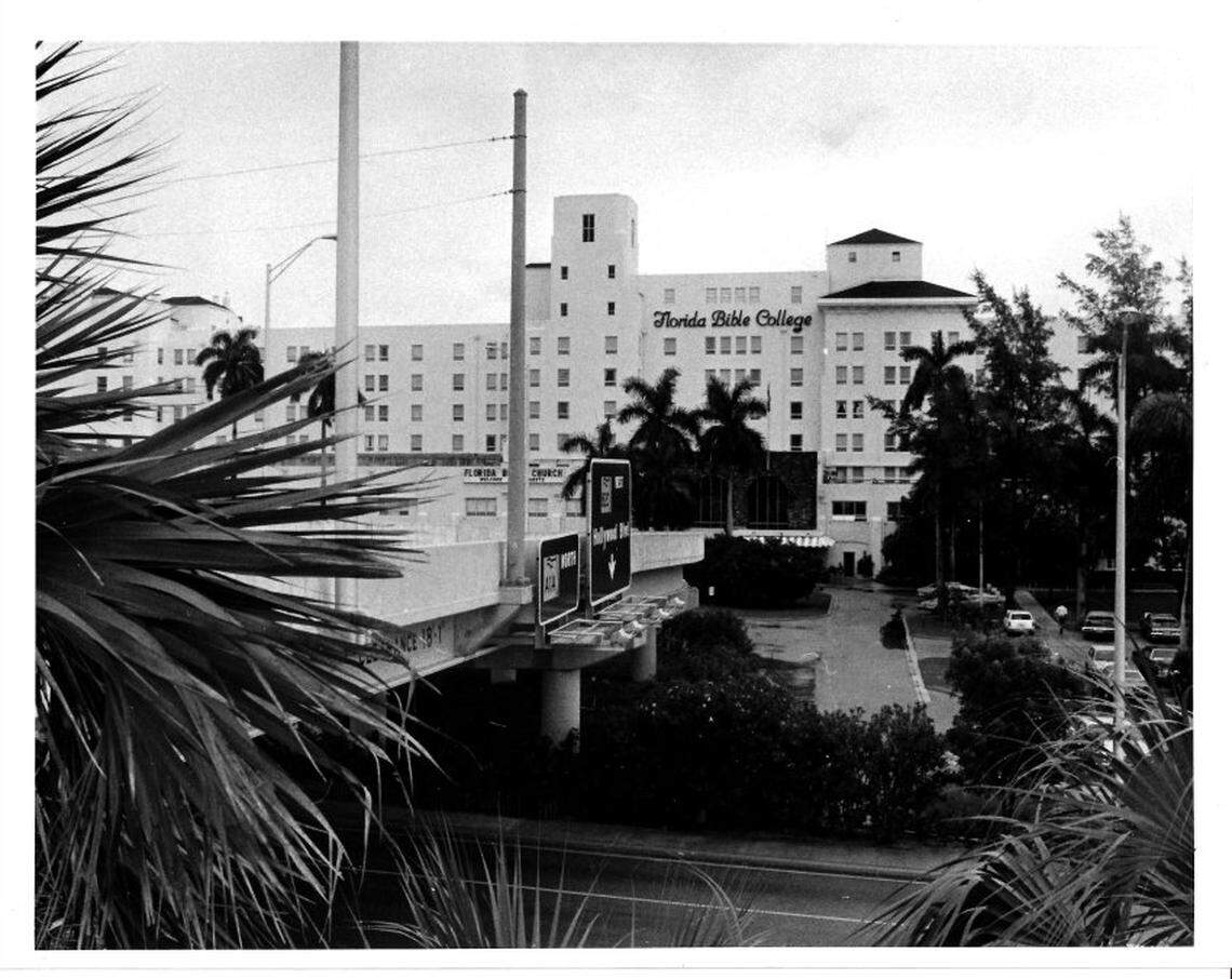 The Hollywood Beach Resort Hotel was the home of Florida Bible College for many years. The date of this photo is not known.