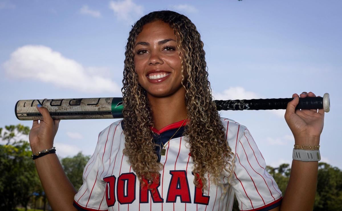 Doral Academy’s Anabela Abdullah is the Miami Herald’s Miami-Dade Softball Player of the Year for Classes 7A-4A.