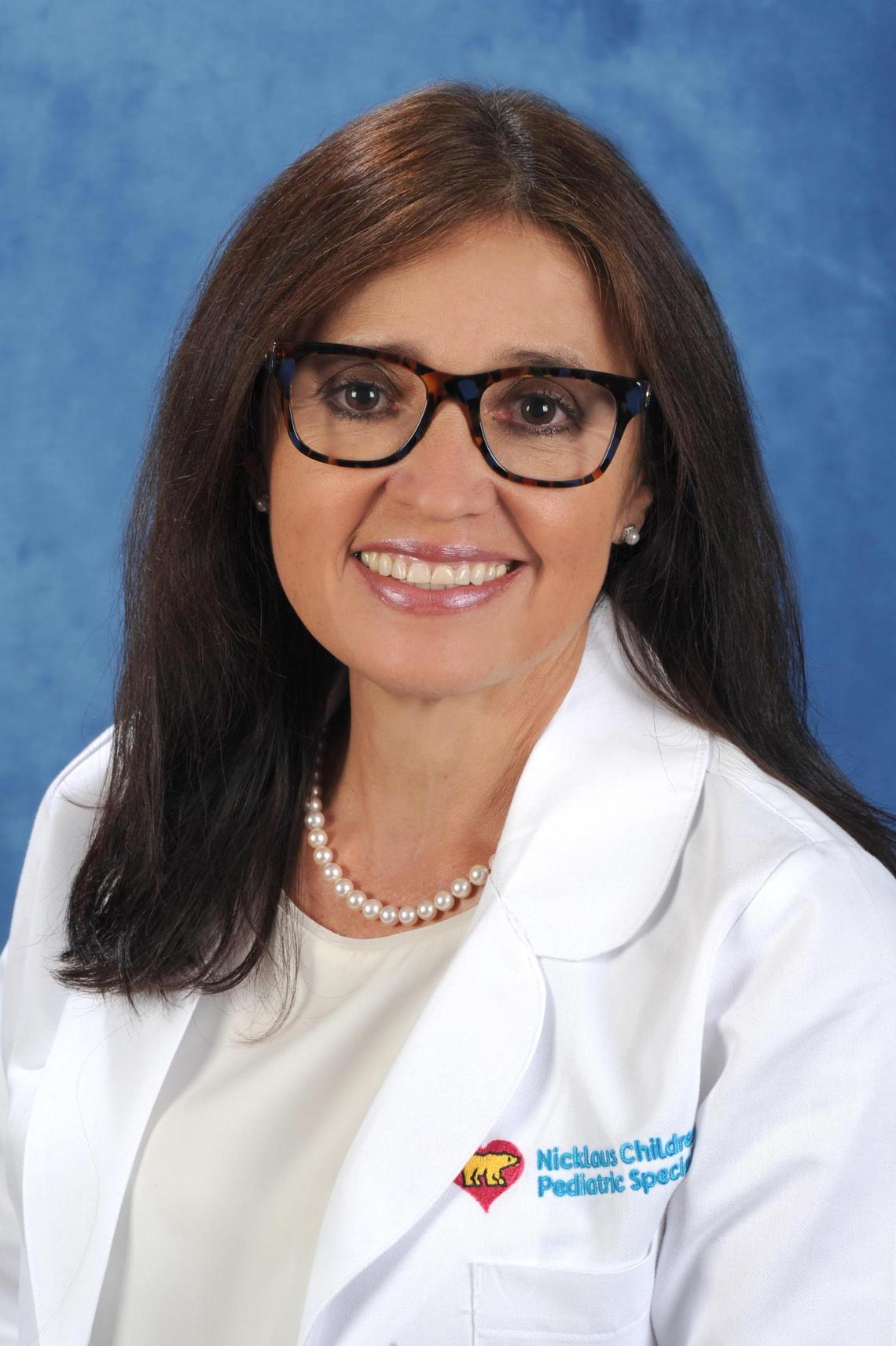 Dr. Adriana Carrillo-Iregui, a pediatric endocrinologist with Nicklaus Children’s Hospital in Miami
