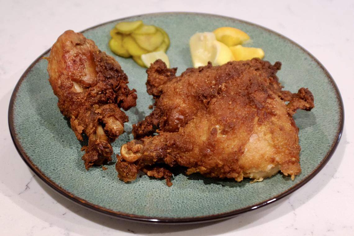 Fried Yard Bird fried chicken at Red Rooster Overtown