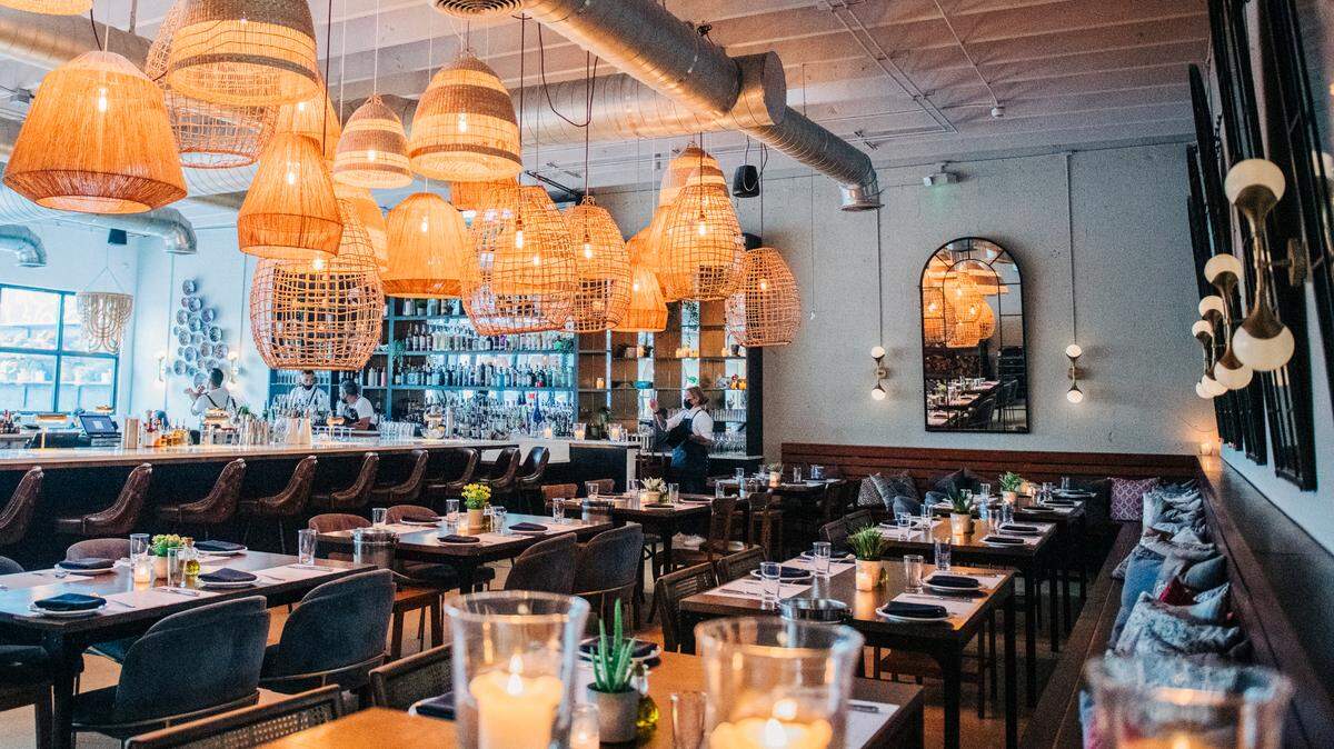 The interior of the new Doya restaurant in Wynwood