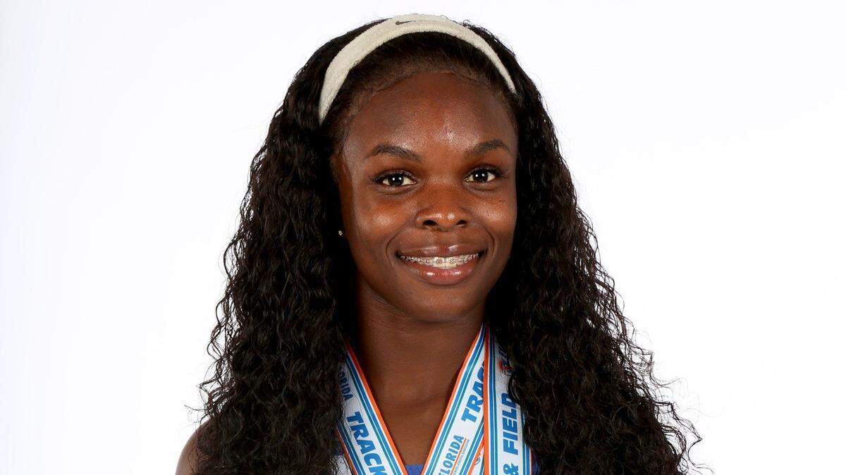 Markalah Hart of Miami Northwestern High School for All-County track and field on Wednesday, May 16, 2018.
