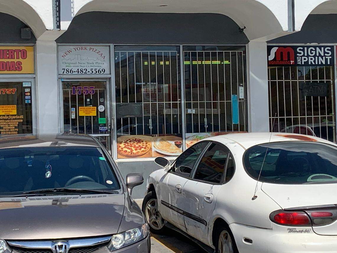 New York Pizzaa (yes, they use an extra “a”), 1755 NW Seventh St., Miami