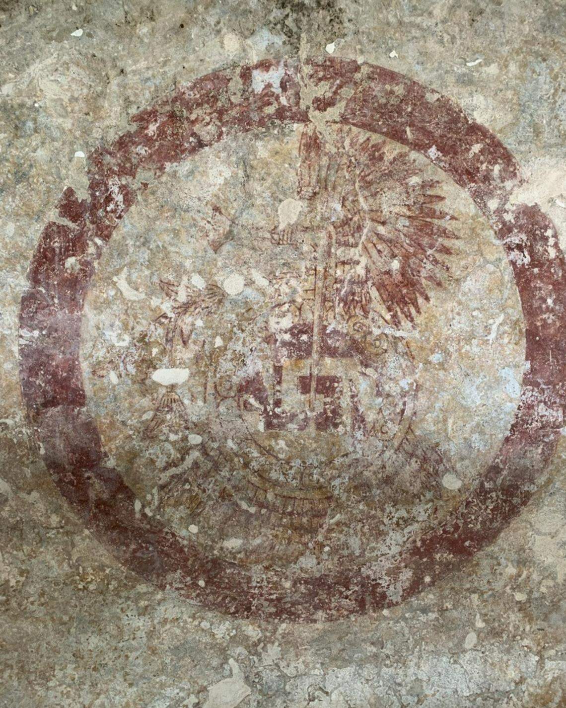 The most well-preserved mural showing pre-Hispanic imagery.