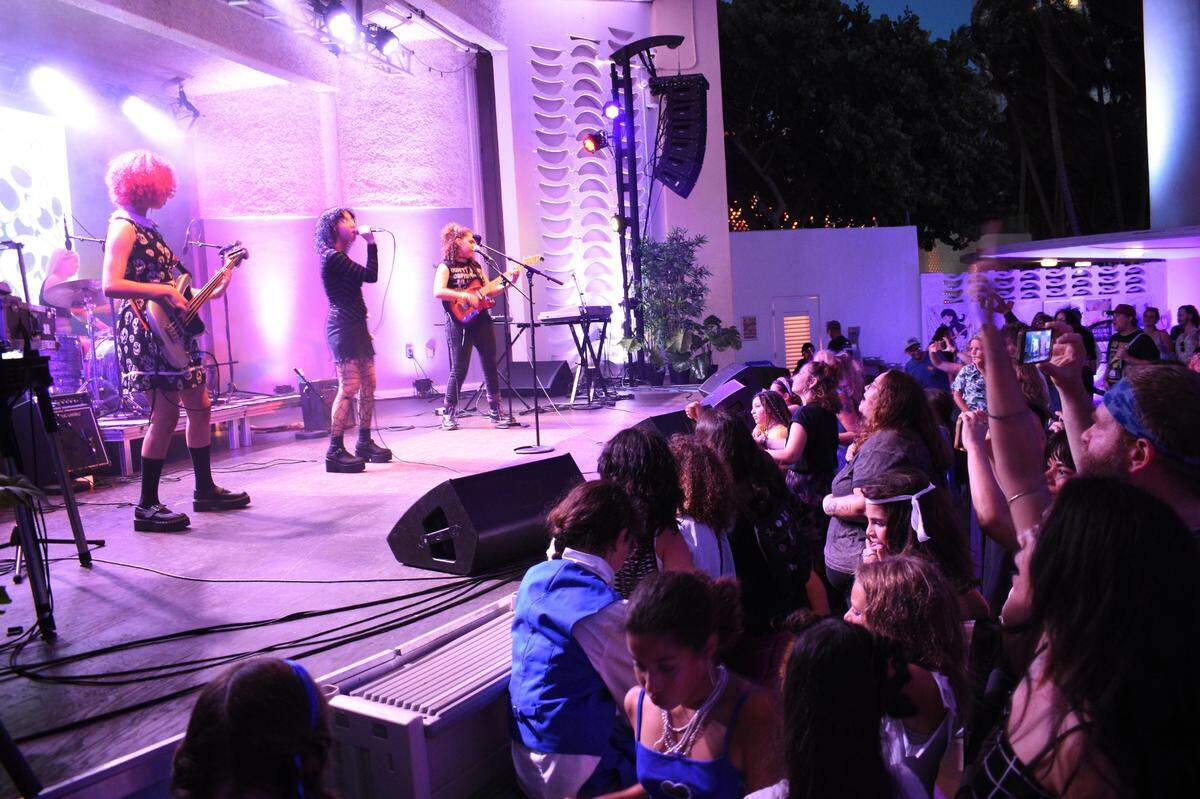 Miami Girls Rock Camp’s week-long youth summer program culminates in a finale concert where campers debut their new songs.