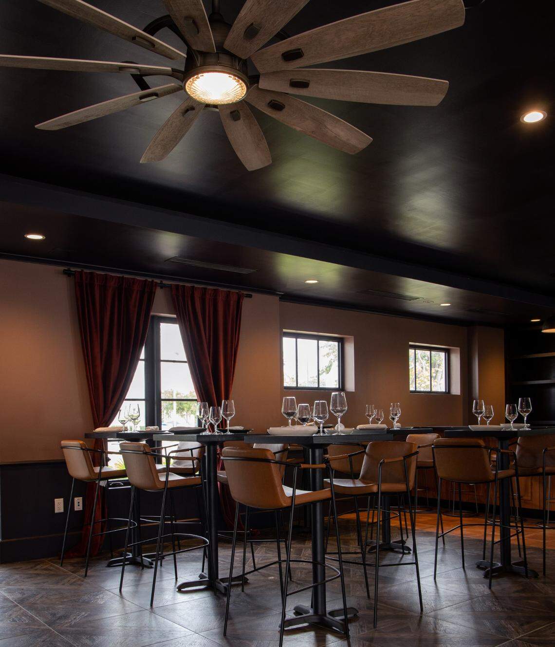 Rum Room restaurant in Miami Beach incorporates 1920s tropical design.