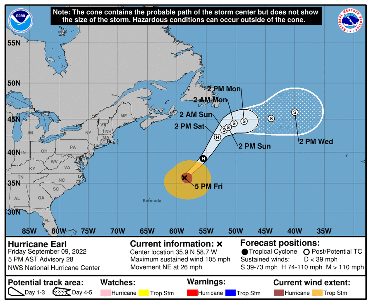 Forecasters are watching Hurricane Earl.