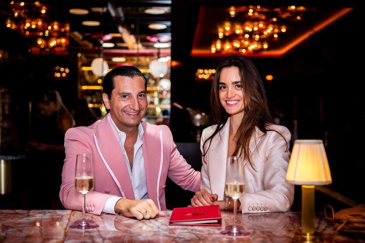 Mathieu Massa, CEO of Mr. Hospitality Miami, and his wife Alexandra Massa.