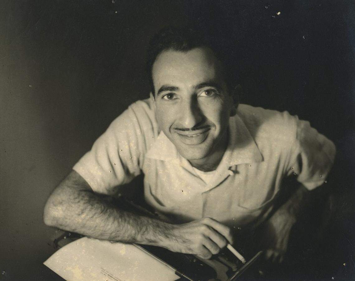 A vintage photo of Charlie Cinnamon, part of the collection featured in the exhibit 'Charlie Cinnamon: Legendary Press Agent' June 19 through September at the Jewish Museum of Florida-FIU.