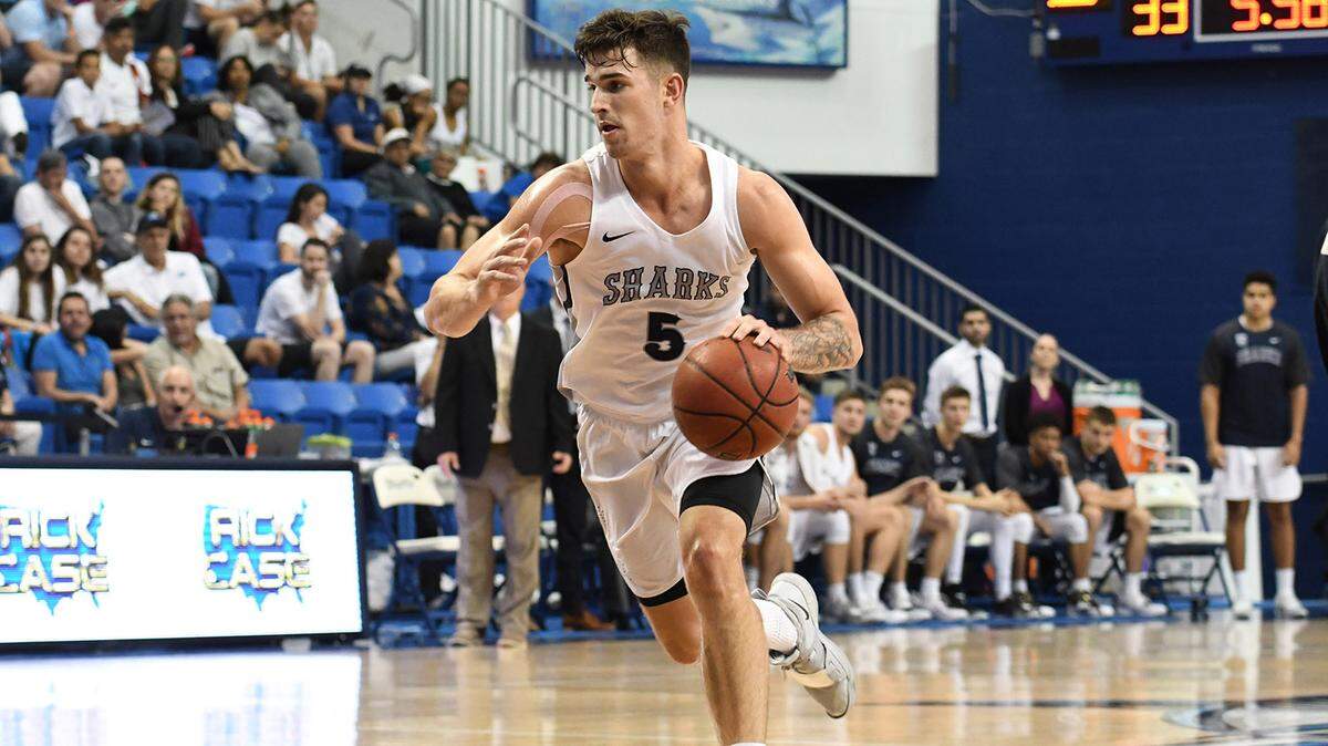 Nova Southeastern University men’s basketball player Mark Matthews.
