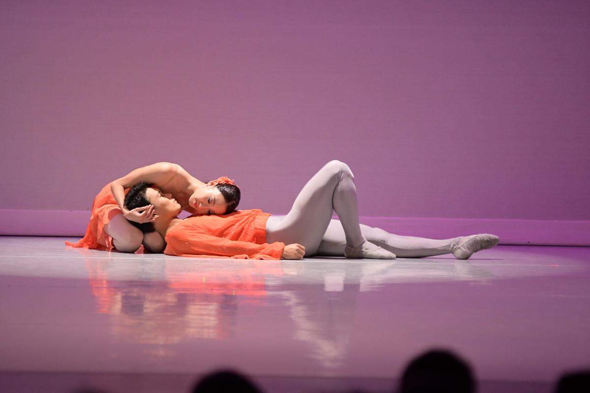 Arts Ballet Theatre of Florida dancers Itsumi Masaki and Keisuke Nishikawa in choreographer Vladimir Issaev’s, “The Four Seasons.”