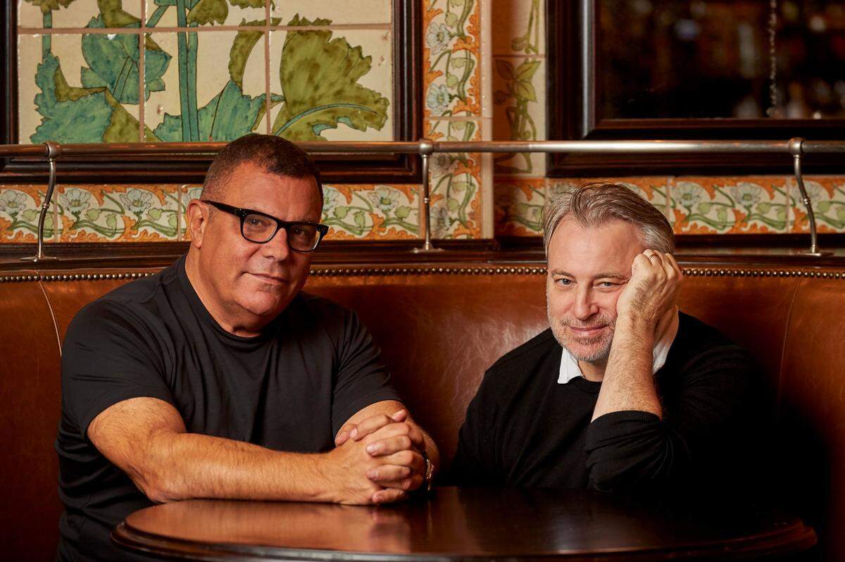 Restaurateurs Stephen Starr, left, and Keith McNally have partnered to open an outpost of New York City’s Pastis in Wynwood in August of 2022.