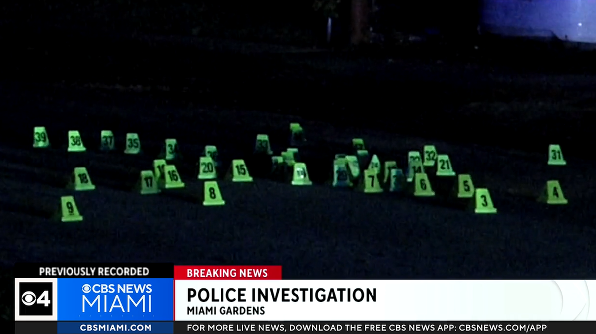 Miami Gardens police are investigating two shootings that left four people wounded on Monday, March 4, 2024.