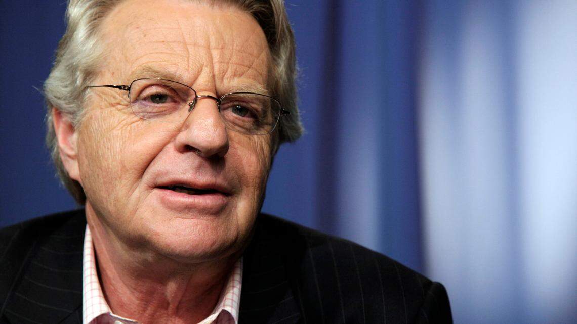 Famed talk show host and former Cinncinnati mayor Jerry Springer, shown here in 2010, has died at age 79, his family says.