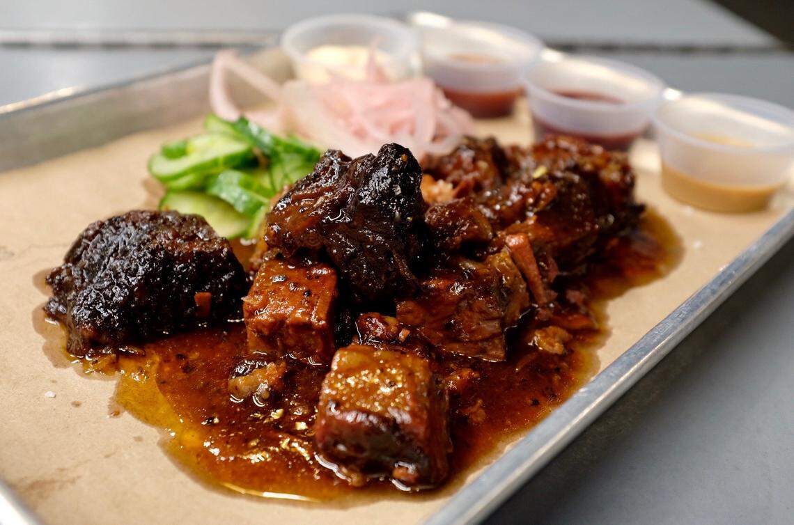 Burnt ends at Society BBQ