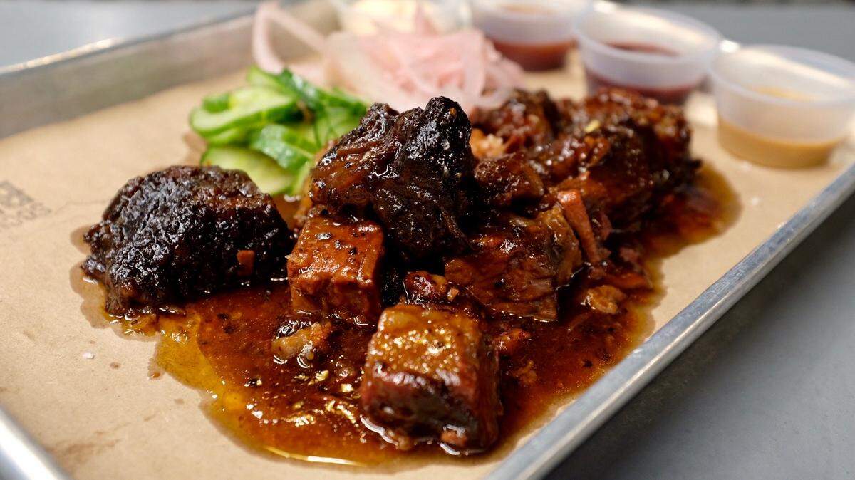 Burnt ends at Society BBQ