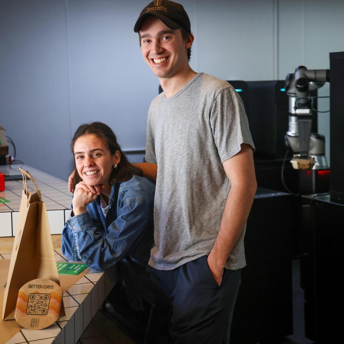 Ece and Cem Kinay, who operate a takeout and delivery spot in Coral Gables, use the Better Days robotic kitchen to expand their menu beyond hamburgers and pizza.