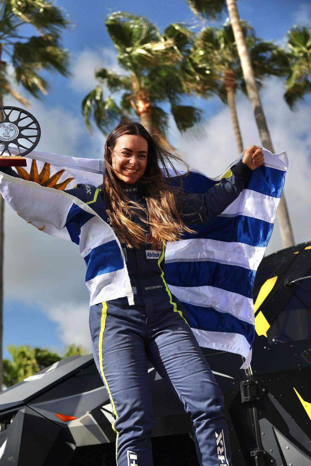 Maite Caceres, a 22-year-old from Uruguay and Business Management student at Miami Dade College, has persevered to become a race car driver.