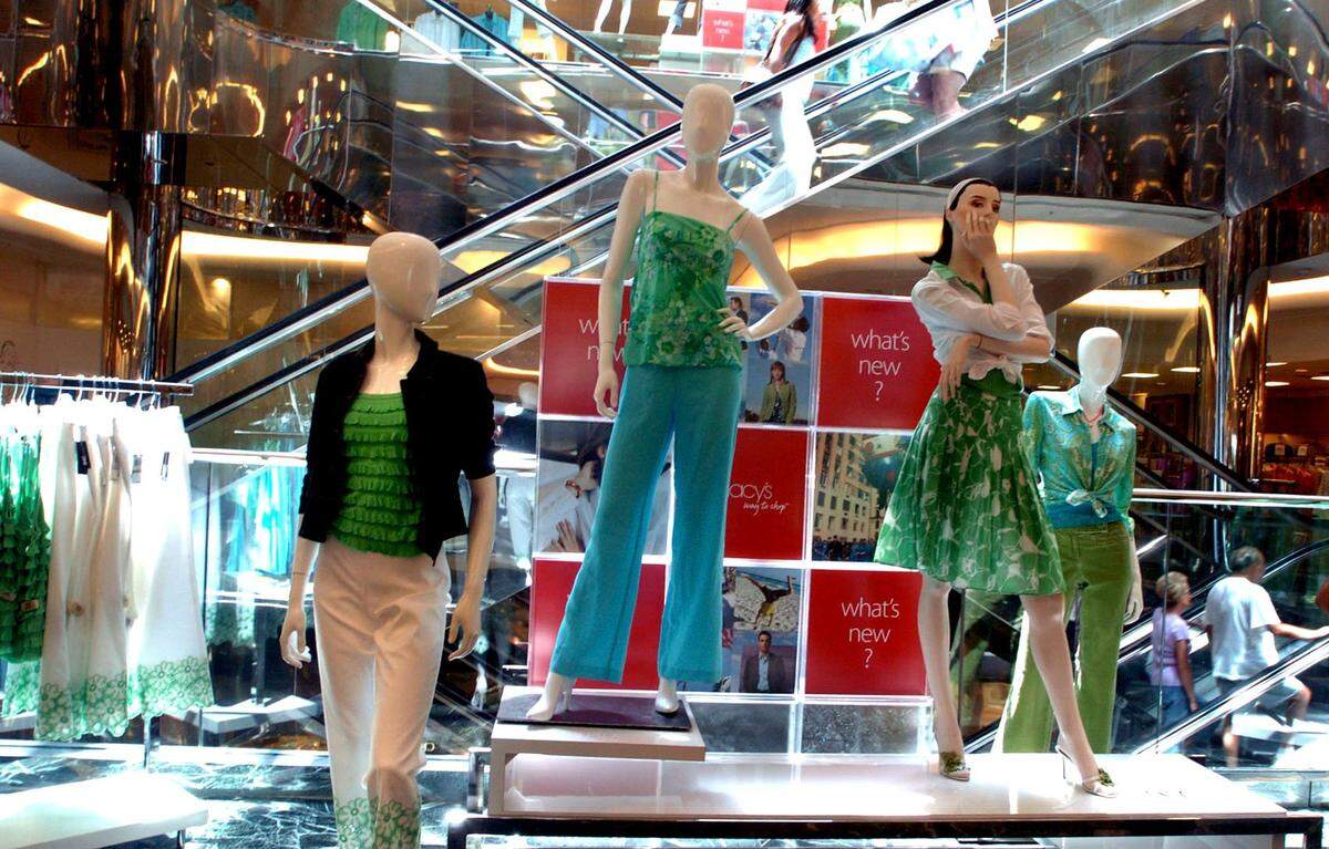 A collection of women’s clothing at the Macy’s store at Aventura Mall in 2005.