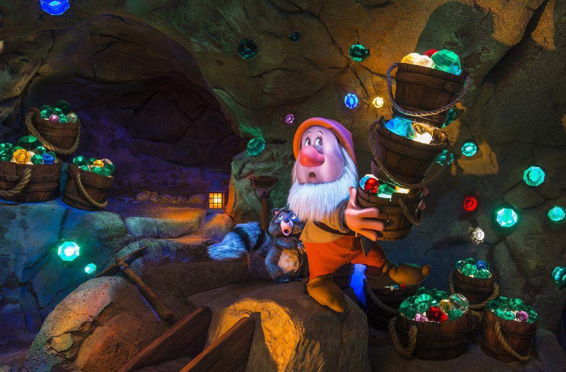 The Seven Dwarfs Mine Train is a family-style coaster in Fantasyland at Magic Kingdom.