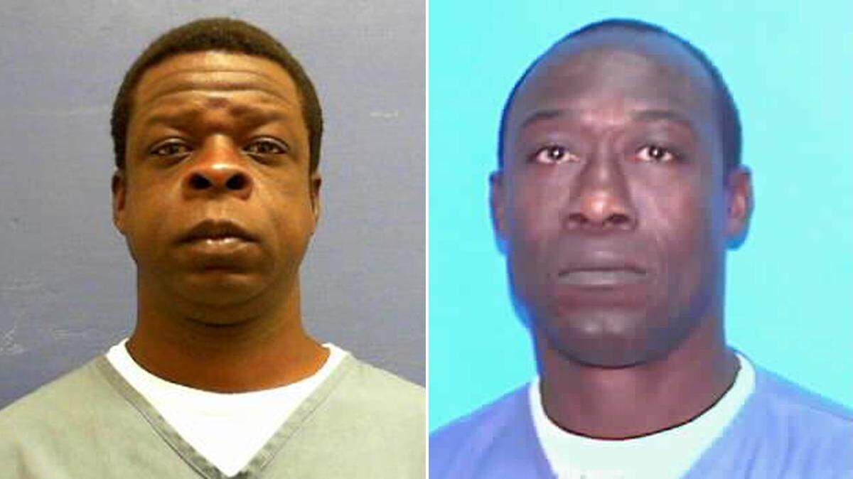 Michael “Punkmeat” Clark and Charles “Suncoast” Smith in Florida Department of Corrections mugshots from previous prison experiences.