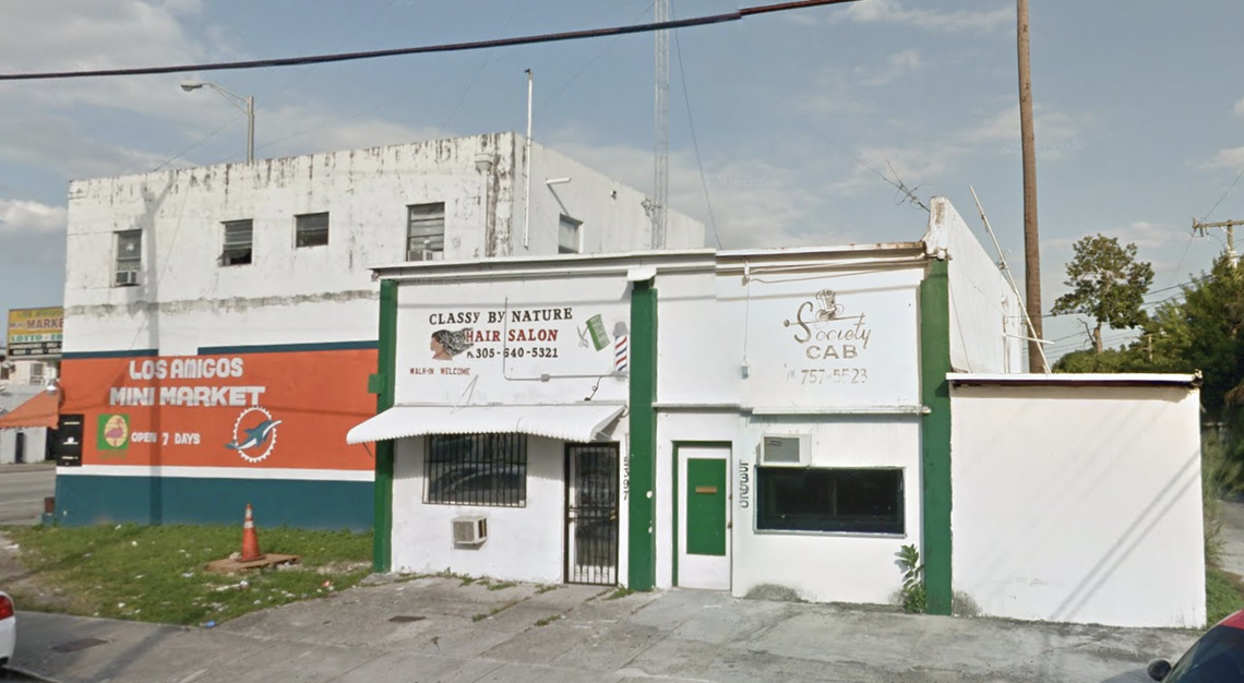 The Society Cab building, once Miami’s largest black-owned cab company.