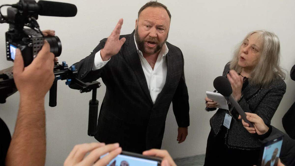 Right-wing commentator Alex Jones recently was found liable by default in defamation cases filed by Sandy Hook families.