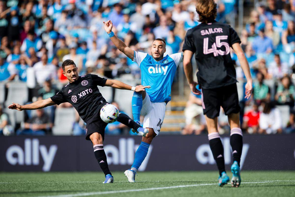 Inter Miami was shut out for the second consecutive match on Saturday after falling 1-0 at Charlotte.
