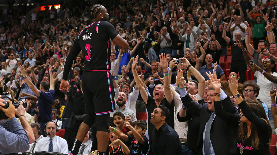 Five times Dwyane Wade was MVP in Miami - and not just in a sports way