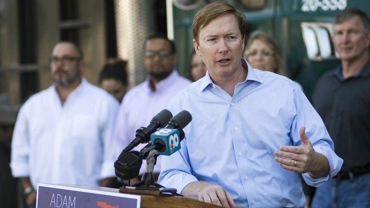 Adam Putnam, Republican gubernatorial candidate makes a campaign stop in Tampa in April. The state of Florida failed to review national background checks on tens of thousands of applications for concealed weapons permits for more than a year, according to an Office of Inspector General report released Friday, June 8.