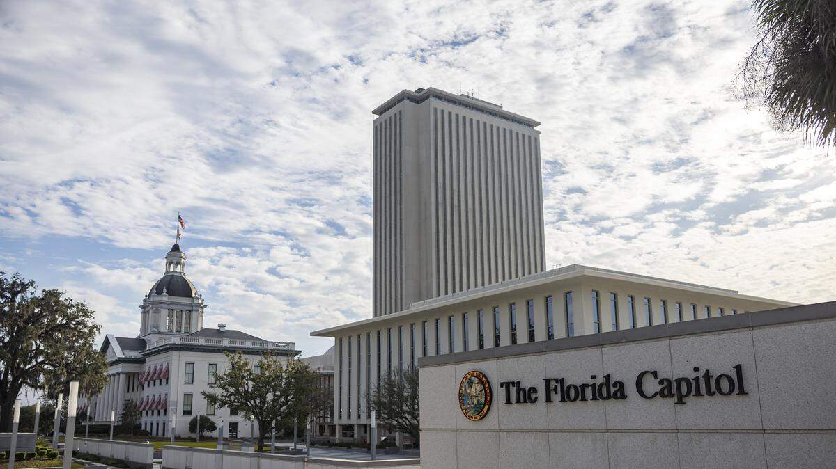 The Florida Capitol on March 3, 2025, in Tallahassee