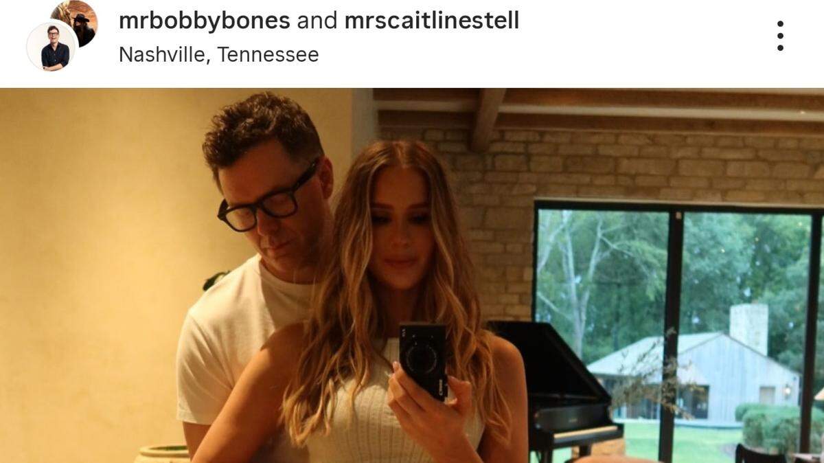 bobby bones with wife caitlin parker