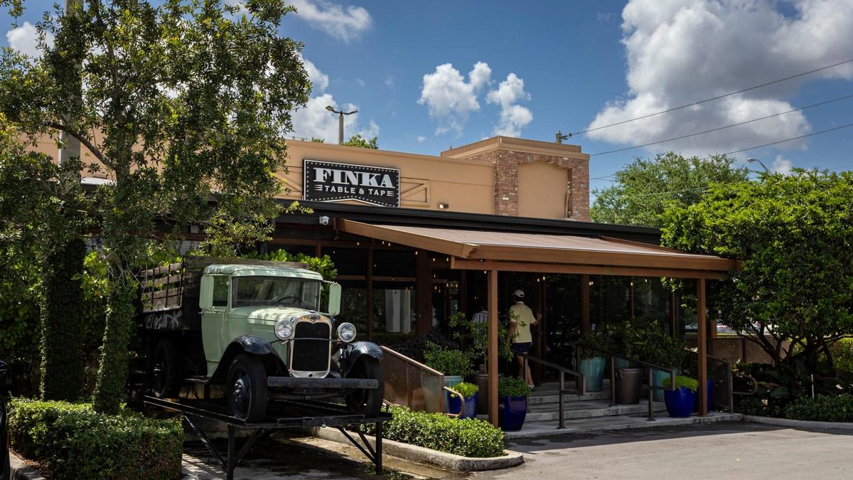 The entrance to Finka Table & Tap in Kendall.