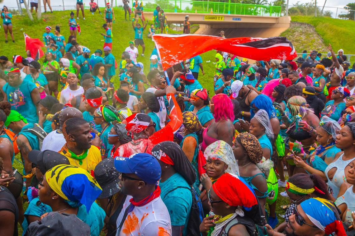 J’ouvert, Miami Carnival at Miami-Dade County Fair Expo) on Saturday October 8th., 2022.