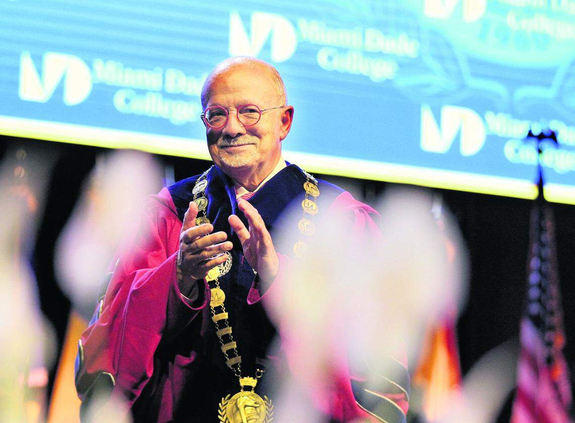Dr. Eduardo J. Padron, former Miami Dade College President, at the Wastco Center in Coral Gables, on Saturday May 04, 2019.